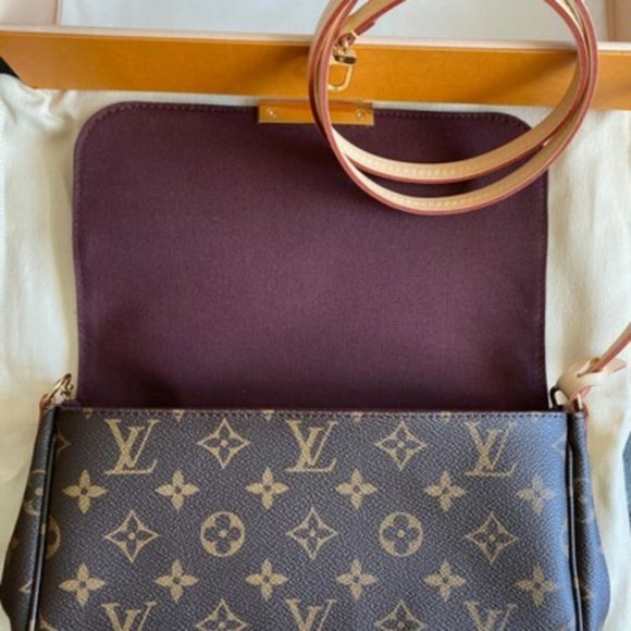 100% Authentic Louis Vuitton Favorite MM Monogram - Picture 3 of 8
